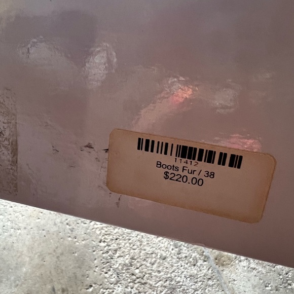 Real fur boots multicolor for winter, very stylish - Picture 4 of 4